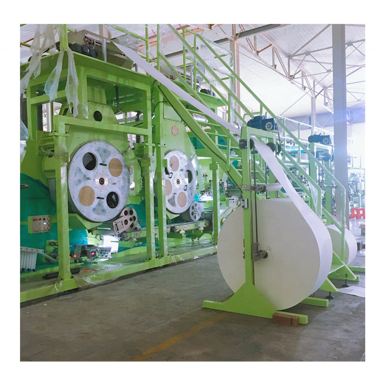 Made Top Quality Environmental Protection Full Servo Adult Diaper Machine 