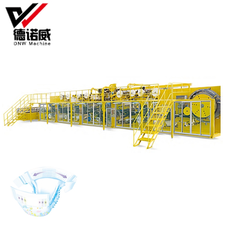 High Speed Brand New CE Certificated Disposable Baby Diaper Production Line Making Machine 
