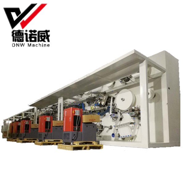 China Supplier High Speed Automatic Full-Servo Disposable sanitary napkin Manufacturing Machine 