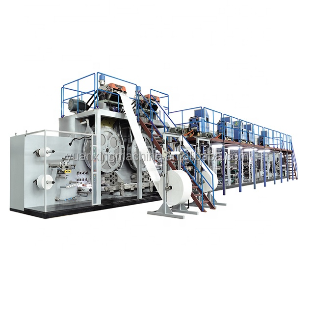 Brand New CE Certificated disposable incontinent grown-up people Adult diaper making machine 