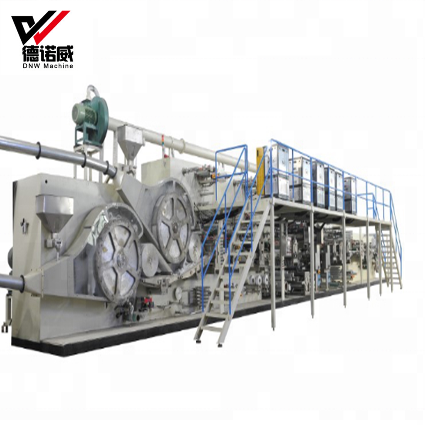 Professional after-sales service full servo adult diaper machine production line for manufacturing adult diaper 