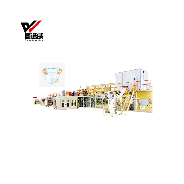 CE Certificate Semi automatic baby diaper packing machine with Longitudinal Folding System 