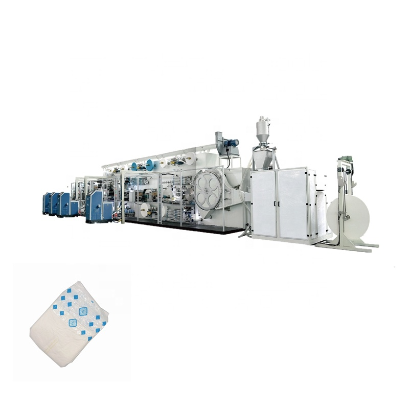 China Supplier Stable Production Speed Disposable Baby Diaper nappy Machine production line 