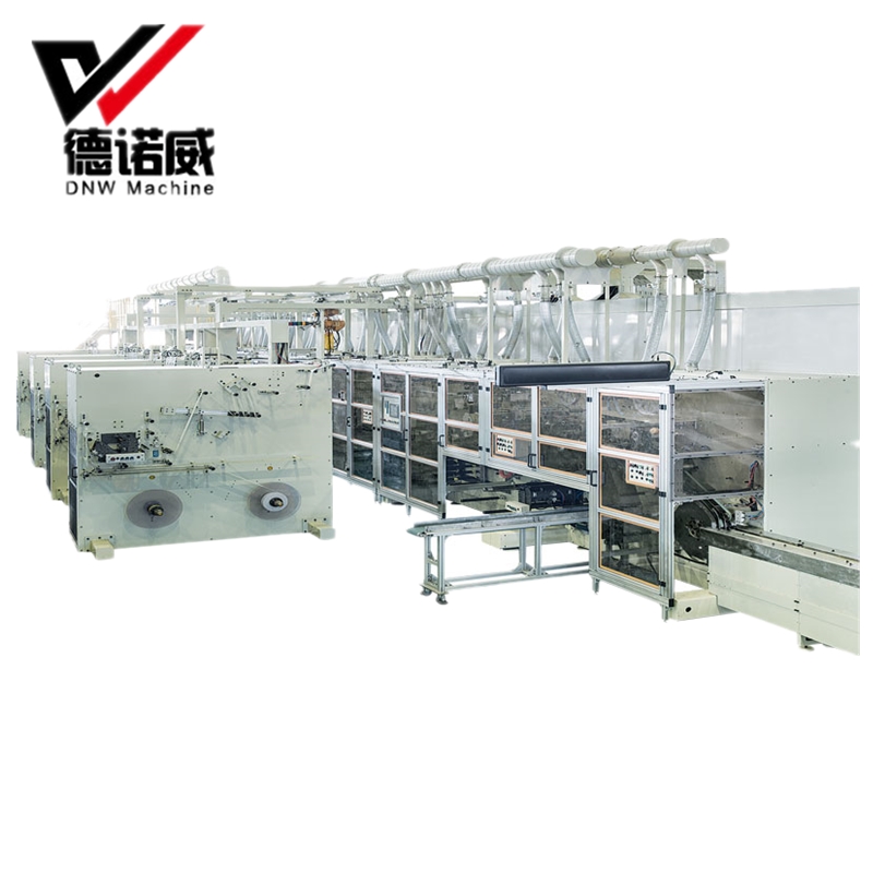 2021 Stable Production Speed CE Certificate small automatic sanitary pad making machine price 