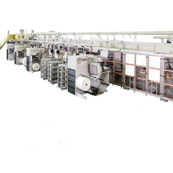 Cheap Manufacturers Customized automatic diaper making equipment pull on Adult diaper machine 