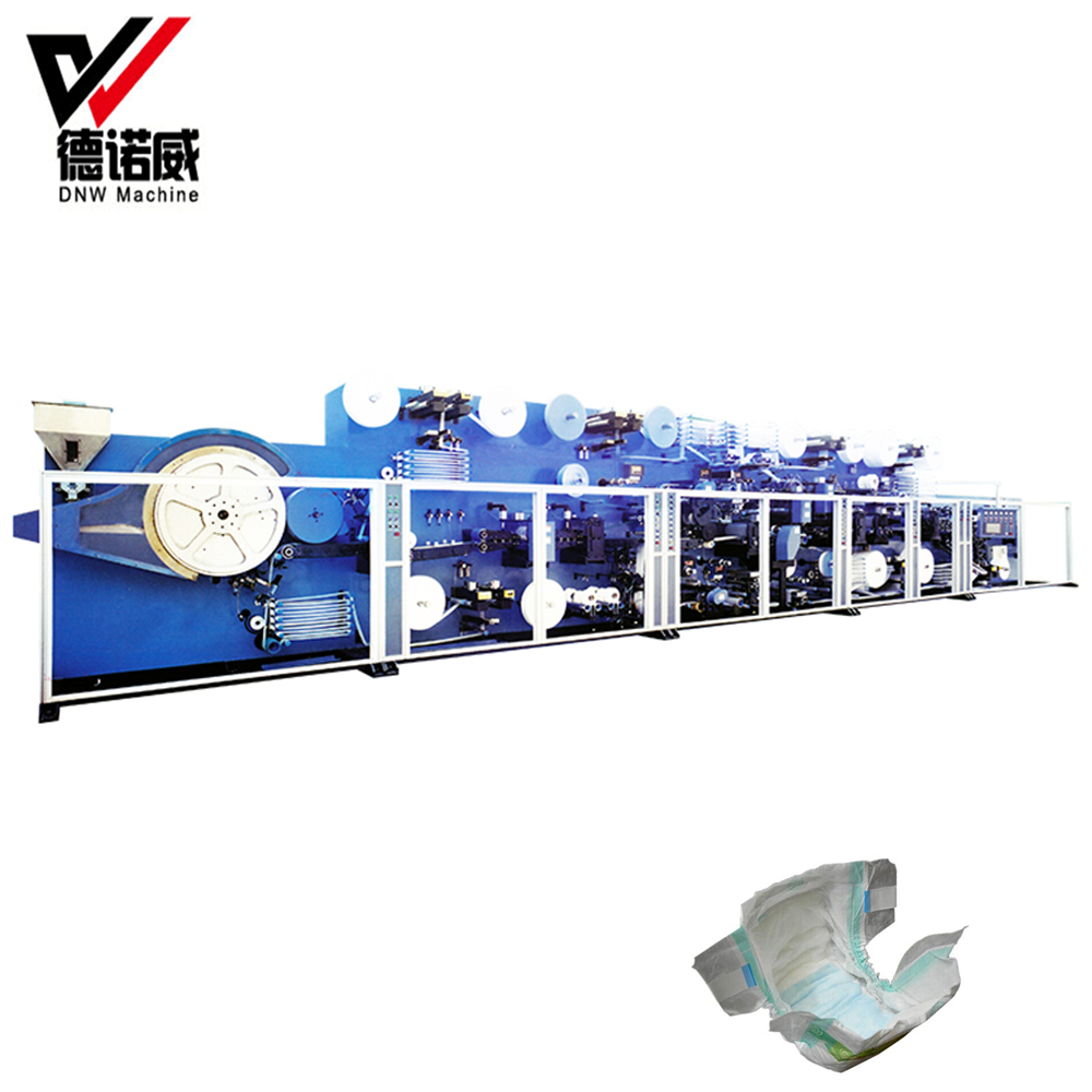 cotton printed baby diaper production line 