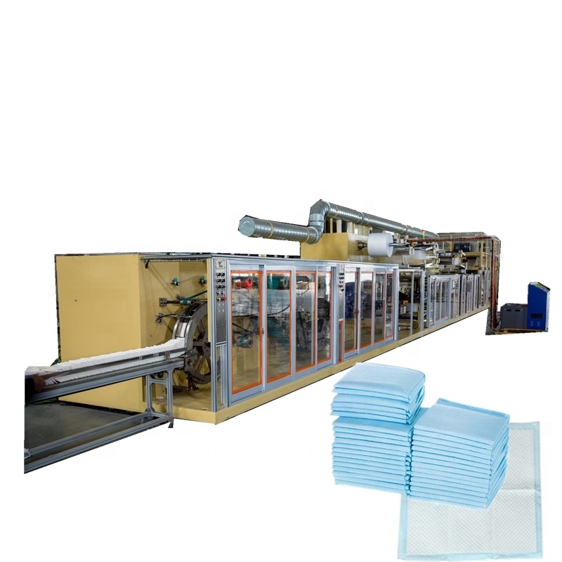 Full servo disposable bed pad making machine CE & ISO approved 