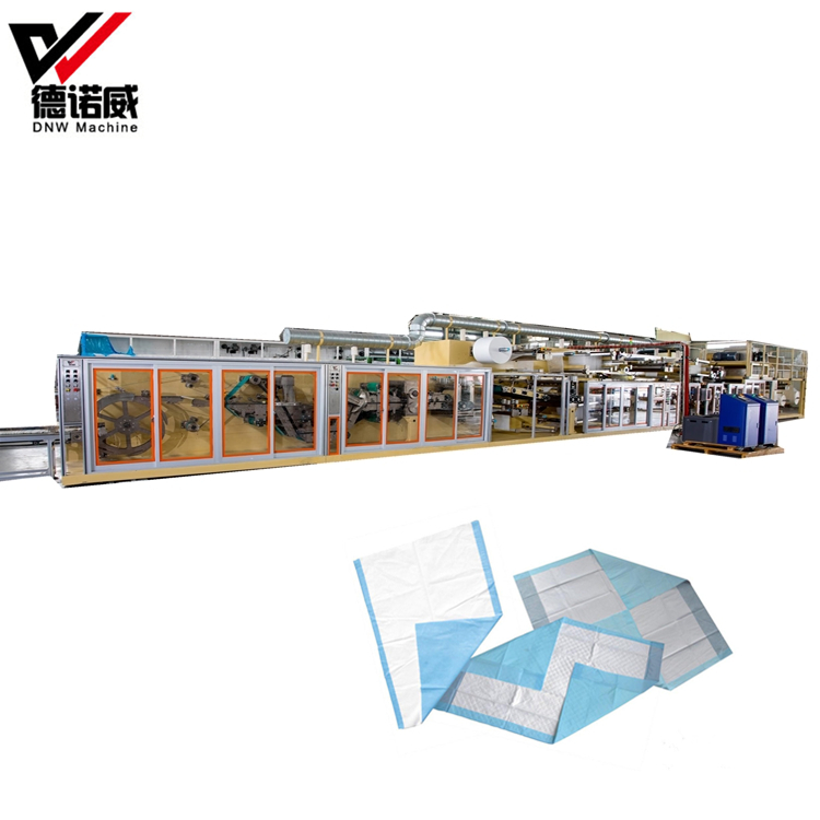 DNW Disposable medical underpad making machine for manufacturing making production line 