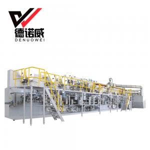 Full servo paper machines for manufacturing baby diapers