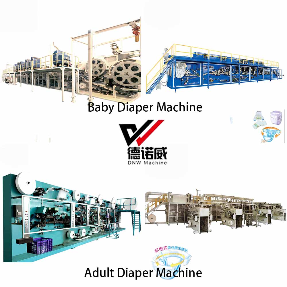 Analyzing a Complete Diaper Production Line and Its Equipment.